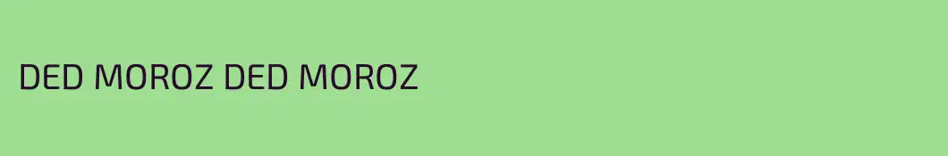 DED MOROZ DED MOROZ